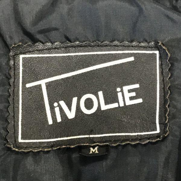 Tivolie Genuine Cow Leather Full Zip Rider’s Jacket/Men’s Size M/Black/(USED)