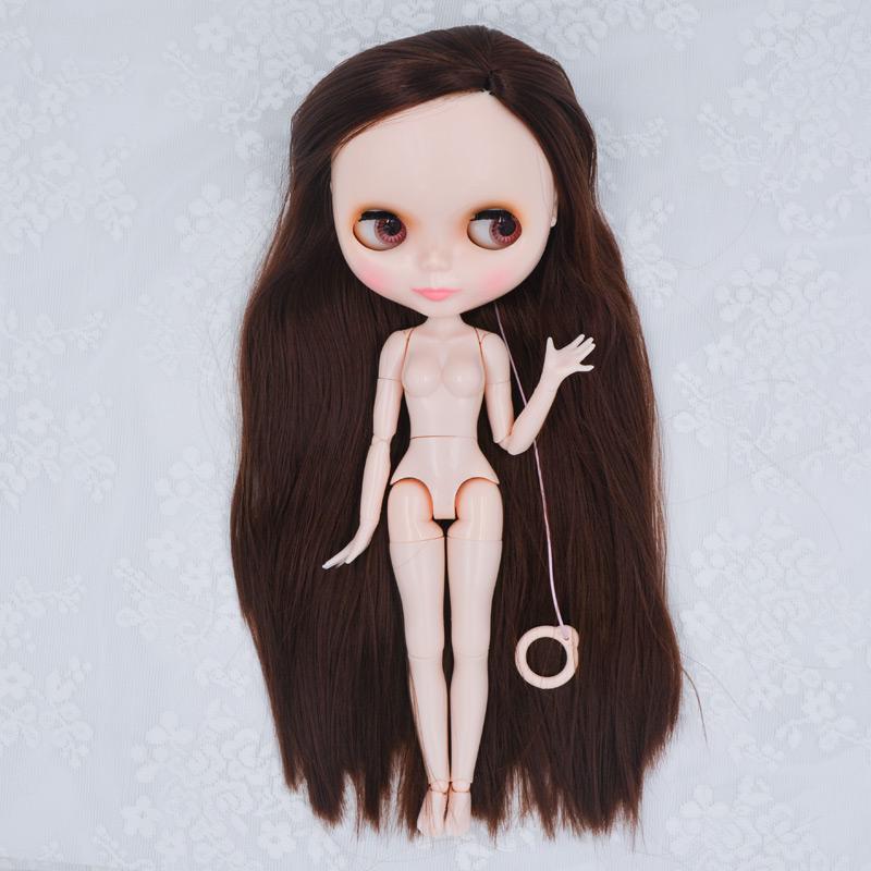 Testa E Corpo BJD Apatsuki 1/6 - Capelli Castani E Occhi Azzurri, Nudo