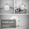 Livestock Milk Feeder Bottle Hangable Nursing with Six Ports Multi-Port