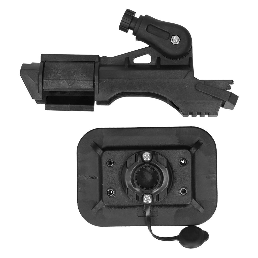 Inflatable Boat Fishing Pole Mount Holder Kayak 360 Degree Adjustment Rod Fixing Base