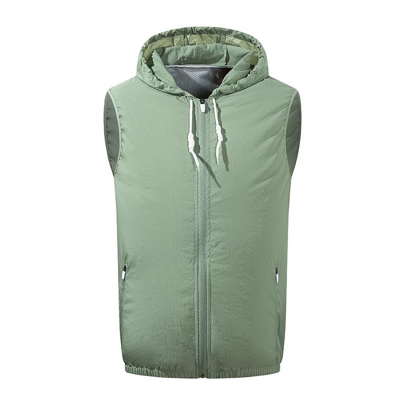 Summer Cooling Suit: High-Tech Fan Vest and Camouflage Fishing Vest for Men