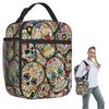Sugar Skull Collage Insulated Lunch Bag for Women Children Portable Food Boxes Thermal Lunch Box Tote