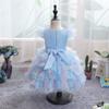 Toddler Baby Girls Layered Mesh Embroidery Princess Tutu Dress Seasonal Party Birthday Ball Gown