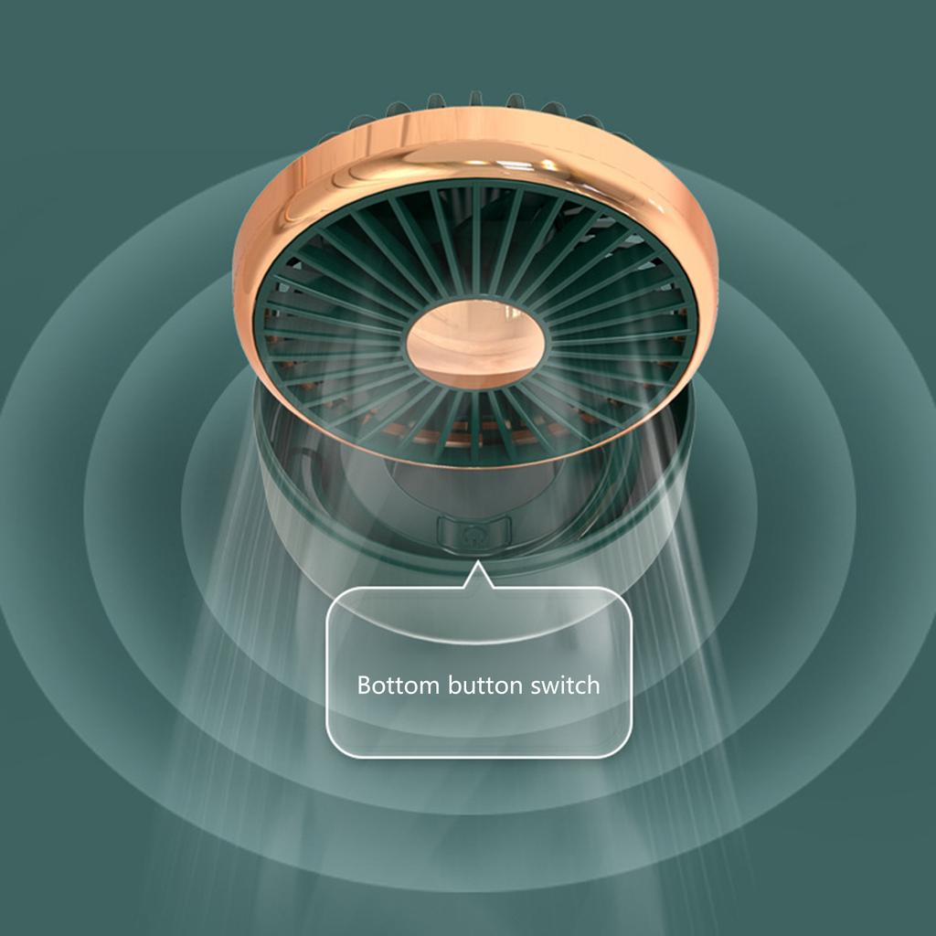 Car Fan Flexible Gooseneck 3 Speeds USB Cooling Fan Low Noise Portable Auto Cooler Fit for Laptop Notebook Office Summer