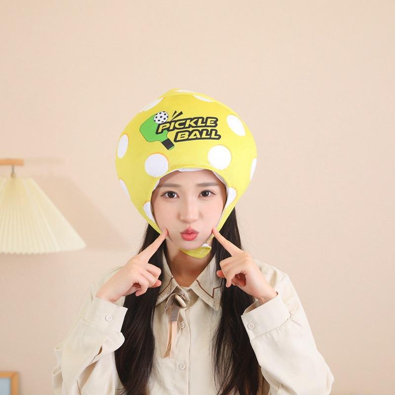 

Социальные игры, головной убор для пиклбола, шляпа, реквизит для фото, мультяшный головной убор, реквизит для выступлений 33*30CM0.2kg