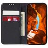 For iPhone 17 Case Cross Texture Leather Phone Cover Hidden Magnetic