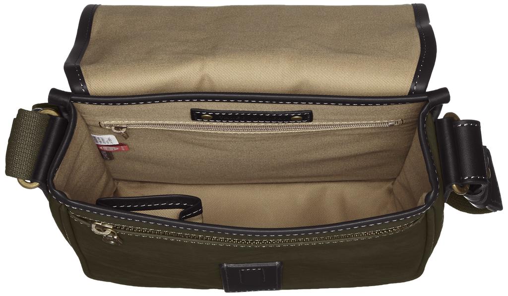 Takeo Kikuchi Men's Clapton Black Mini Shoulder Bag (125101) in Khaki