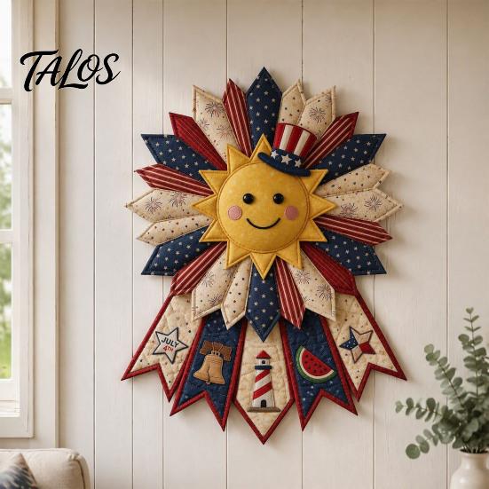 Dekorative Kranzherstellungszubehör 12-Monats DIY Türhänger Nähset, Stoff Patchwork Muster und Eingangsbereich Wandbehang Ornamente Saisonal