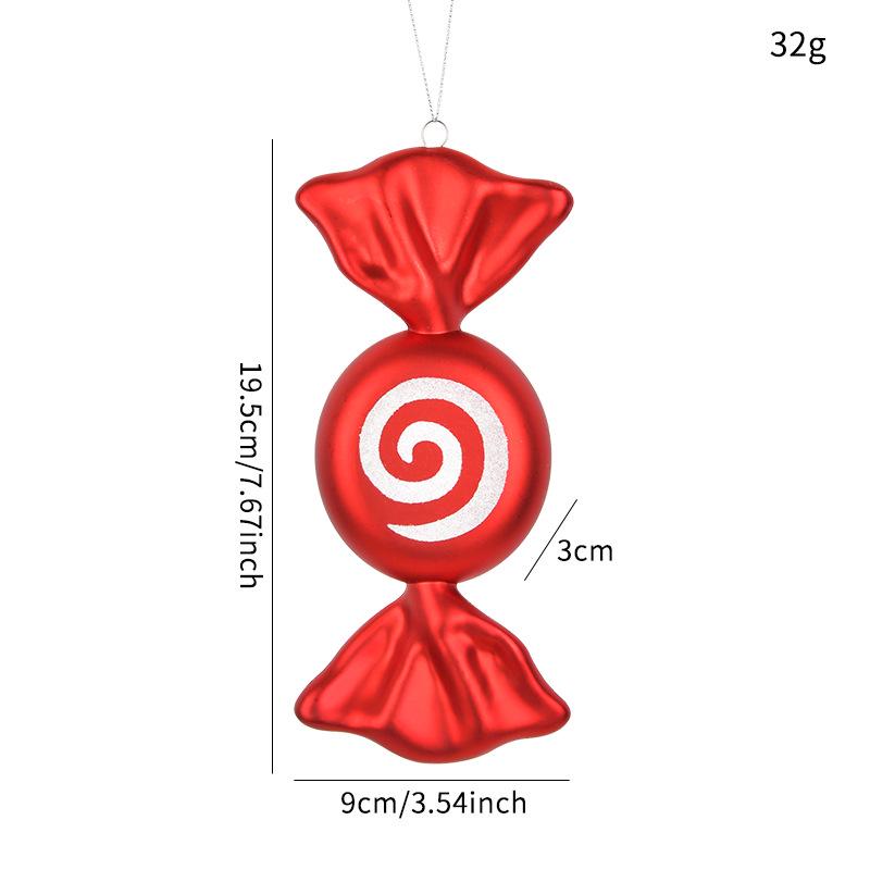 Electroplated Candy Pendants for Christmas Tree Decorations and Photography Props