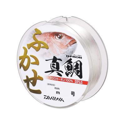 Daiwa Fluoroline Red Sea Bream 7 300m Natural Color D-Freon No. (with Markings)