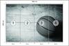 Photomural Basketball Ball On A Background Of Boards Smooth Vinyl 360x240