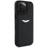 Aston Martin Hc Leather Victory Design Case For iPhone 16 Pro Black