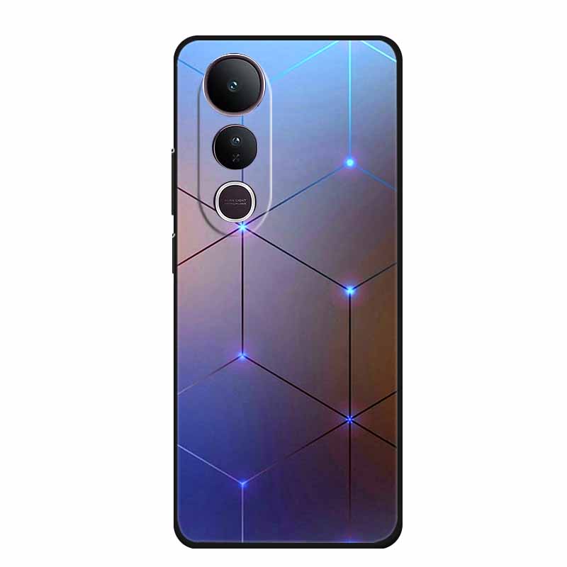 For Vivo V50 Lite 4G 5G Case V 50 lite Coque Popular Black Silicone Soft Back Cover For Vivo Y400 4G 5G Phone Case Cover Y 400