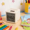 USB Charging Digital Alarm Clock Multifunctinal Night Light Clock Smart Alarm Clock  Home Office