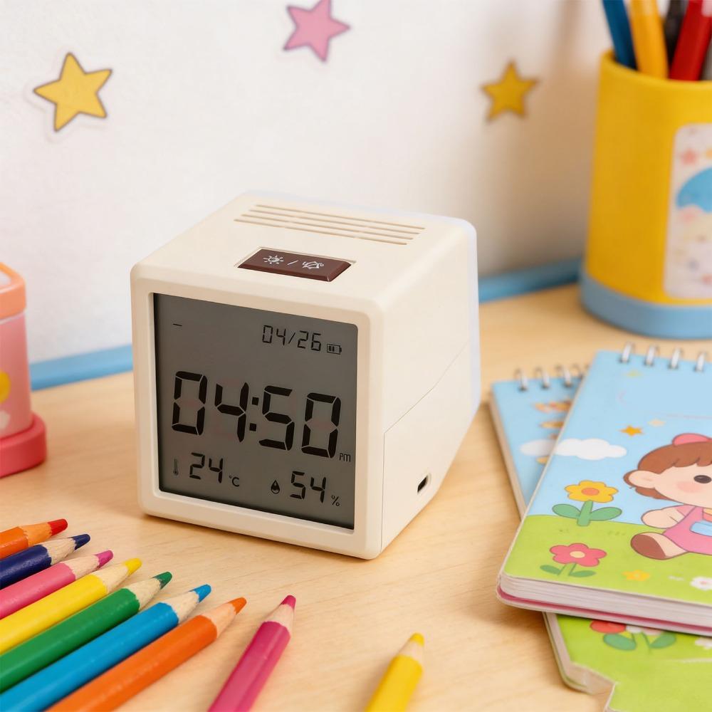 USB Charging Digital Alarm Clock Multifunctinal Night Light Clock Smart Alarm Clock Home Office