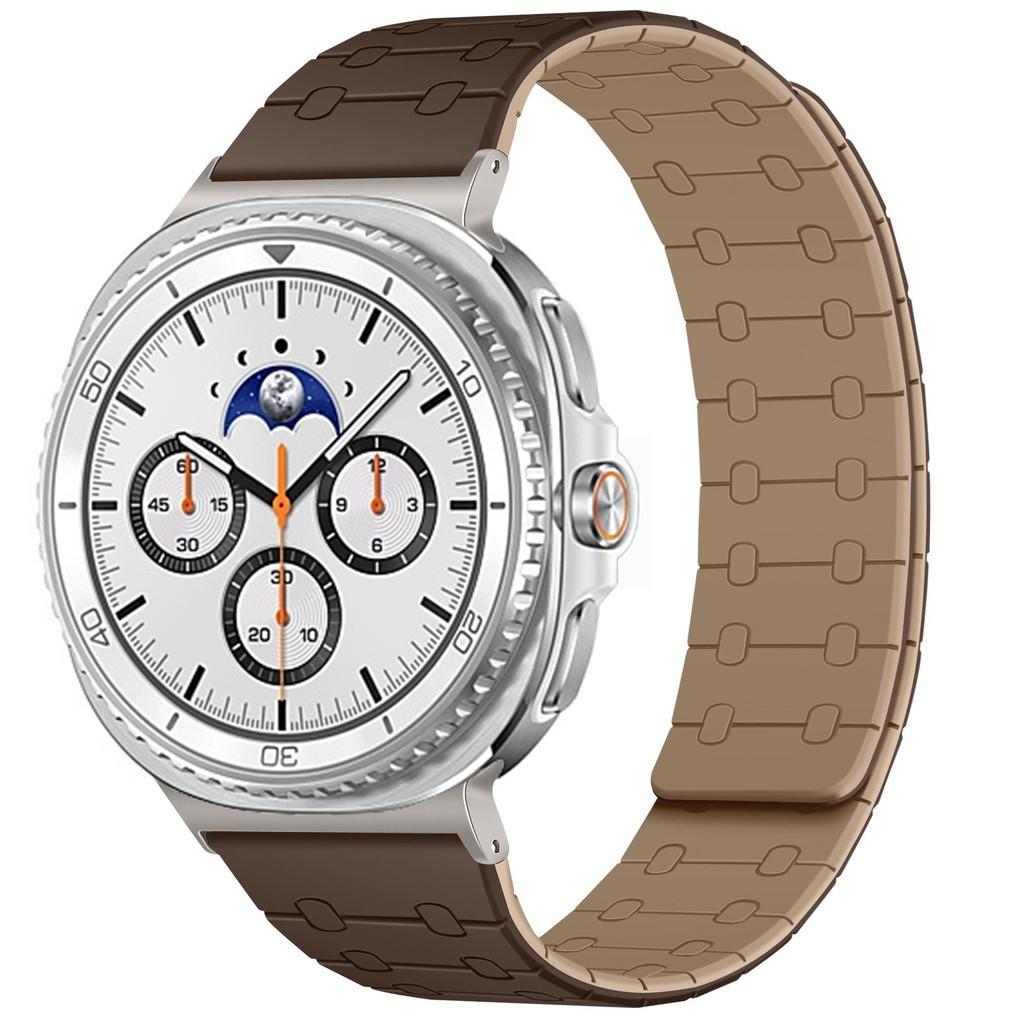 Magnetic Silicone Band for Samsung Galaxy Watch 8 40mm 44mm 8 Classic 46mm Sport Strap for Galaxy Watch Ultra 47mm 2025 Bracelet