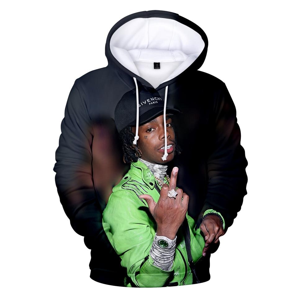 YNW Melly Hoodies Men Women American Rapper Sweatshirt Hip Hop