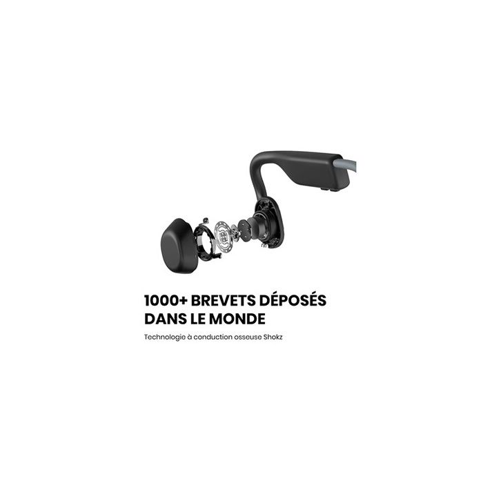 Casque à Conduction Osseuse - Shokz - Openmove - Bluetooth - Sans Fil - Résistant à la transpiration