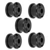 5pcs Single Chainring Bolts Crankset Nuts Aluminum Alloy Chain Wheel Screws for Mountain Bike