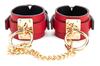 Goldy Cuff Red-Black Wrist Cuffs - LuxuryFantasy - Handcuffs
