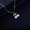Cherry Necklace, Female Ins, Cool Style Necklace, Light Luxury, Niche, High-end, Versatile Collarbone Chain