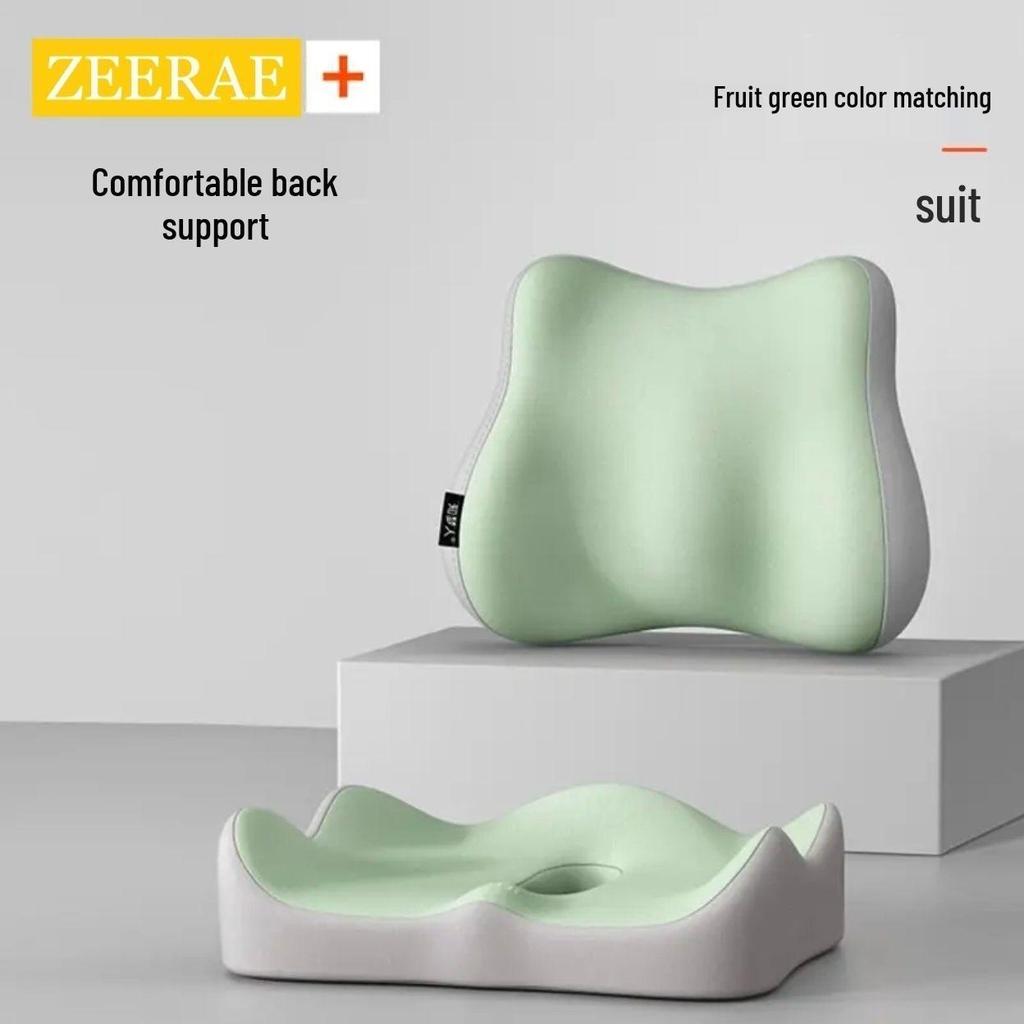 Memory Foam Breathable Office & Student Back Support Cushion