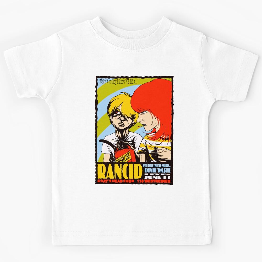 Rancid - Gasoline Kids | 90s California Punk Rock Kids T-Shirt 160