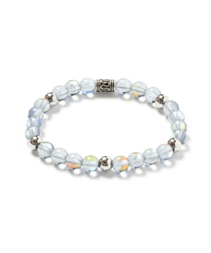 Blue Moonlight Stone Bracelet (PLT-BR-039_BL)