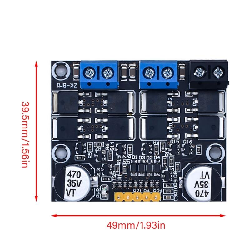 PWM Controlled Motor Driver Supporting Double Channel 10A Output Wide Voltages Ranges 3V to 18V