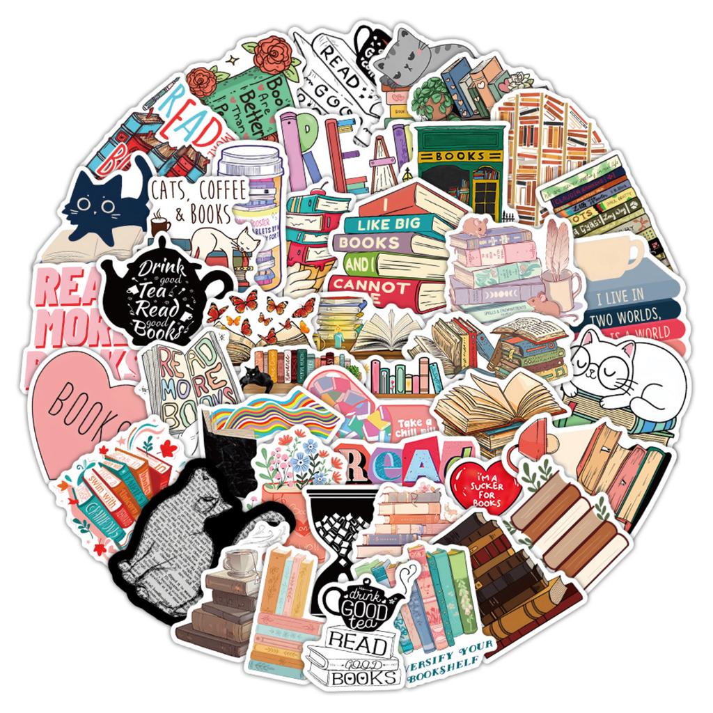 2 Reading Stickers Decorative Stickers For Laptops And Phones