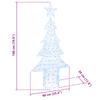 Christmas Tree with 240 Cold White LEDs 180 Cm Acrylic