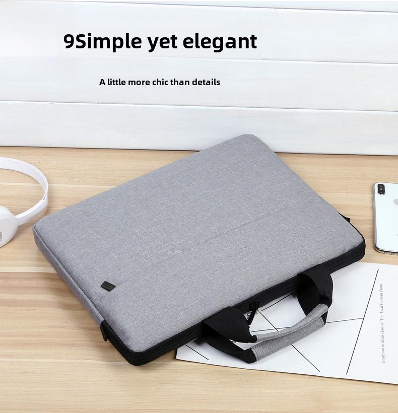 Ultra-Thin Laptop Bag for 13-15.6 Inch Notebooks & iPads with Printed Logo