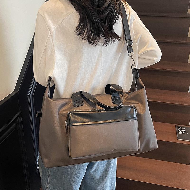 Large Capacity Simple and Versatile Travel Bag Men's Shoulder Tote Bag Business Trip Portable Boarding Bag Women's Yoga Fitness Bag