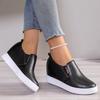 Fashion New White Hidden Wedge Heels Sneakers Casual Shoes Woman High Platform Shoes Women's High Heels Wedges Shoes for Women