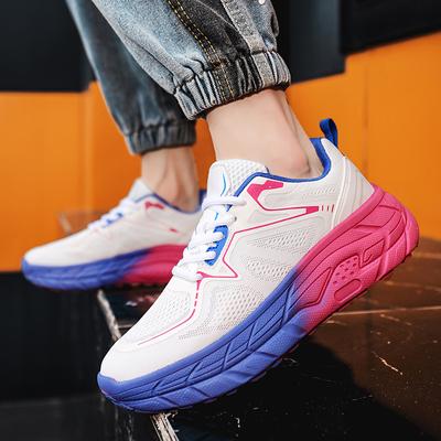 Neue Herren-Sneaker Sommer Atmungsaktiv Rutschfest Sport Laufschuhe Bequem Leicht Plateau Stoßdämpfende Tennisschuhe Herren