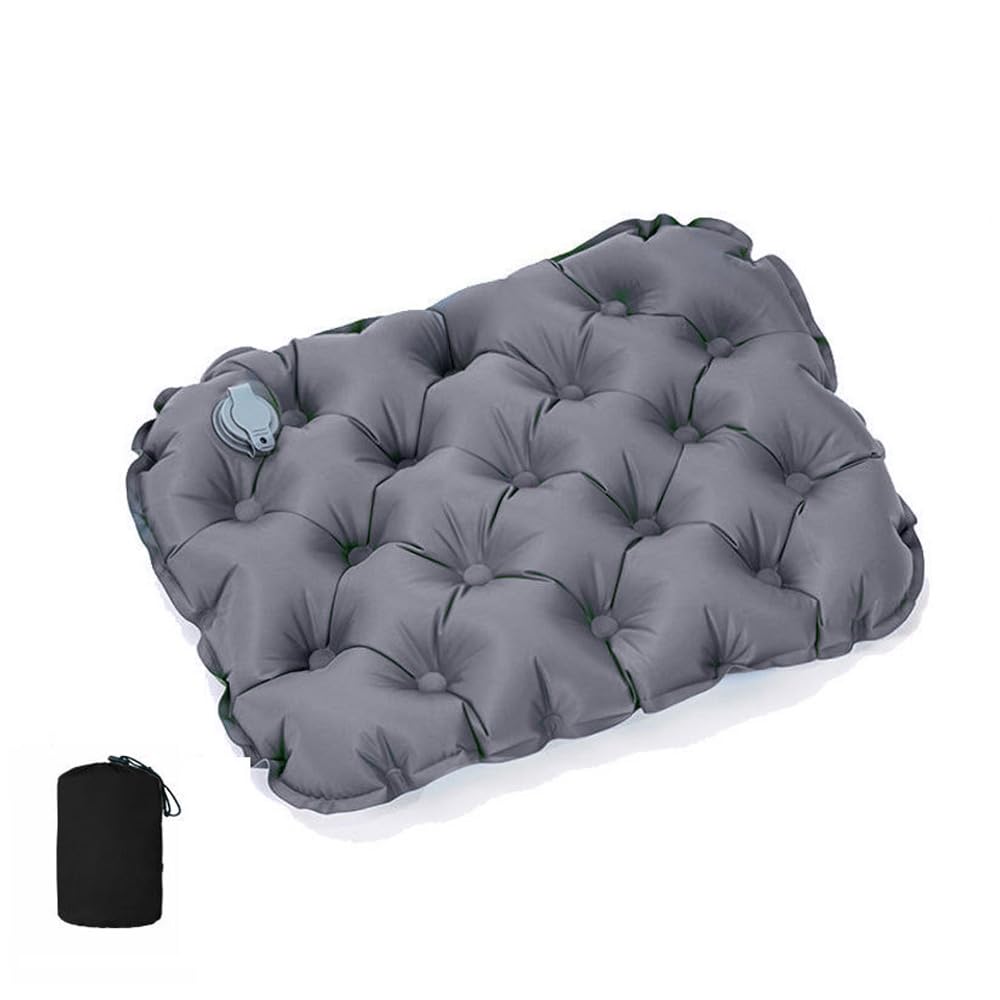 

Fengzel Outdoor Надувная подушка для сидения Водонепроницаемая Изолированная Уличная Альпинизм Экскурсии Сверхлегкая 70г Компактная Подушка Сотовая Структура ТПУ серый