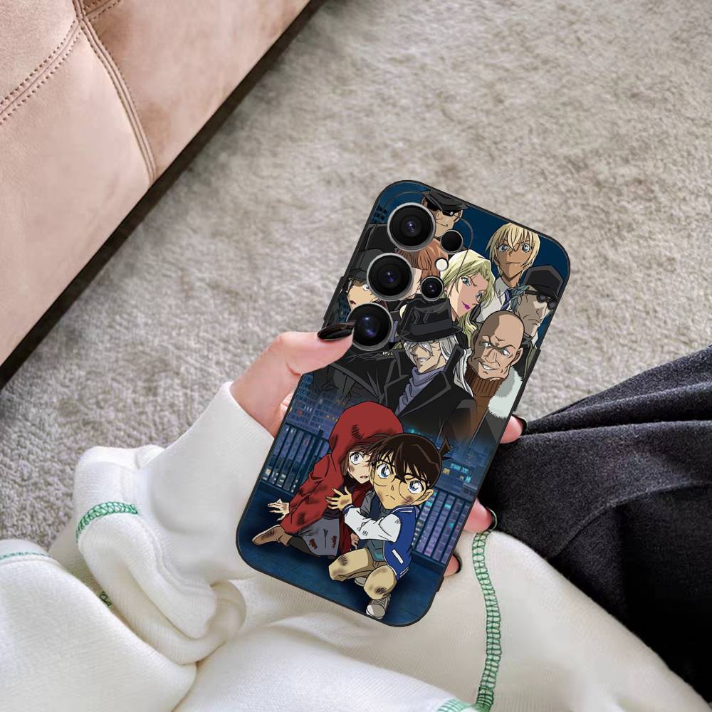 Japan D-Detective Conan Phone Case For Samsung S 24 Fe 25 Ultra Plus 20 Lite 21 30 22 23 24 22 Ultra 5G Fundas