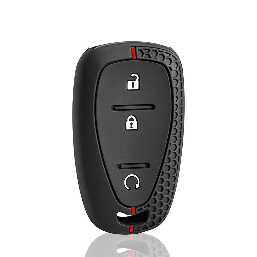 For Chevrolet Malibu Blazer Traverse Seeker Onix Equino Volt Bolt Trax Orlando Cruze Spark Sonic Silicone Car Key Case Cover