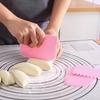 3 stk/sett Kremskrape Uregelmessige tenner Kantspader Deigkake Bakeskrape Fondantkakeskjærer Konditorkutterverktøy DIY-dekorering