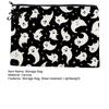 Halloween Cosmetic Bag Storage Bag, Pattern Print, Durable Canvas Zippered Organizer Travel Toiletry Case, for Makeup And Stationery Clear Print