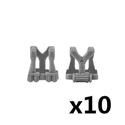 MOC US Soldiers Figure Vest Building Blocks Military Tactical Armor Army Bricks Weapons Accessories Toy Children J023