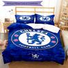 3pcs Football Team (35) Design Cover Set - HD Printed Bedding with 1 Cover and 2 Pillowcases - Perfect for Home and Dorm Decor