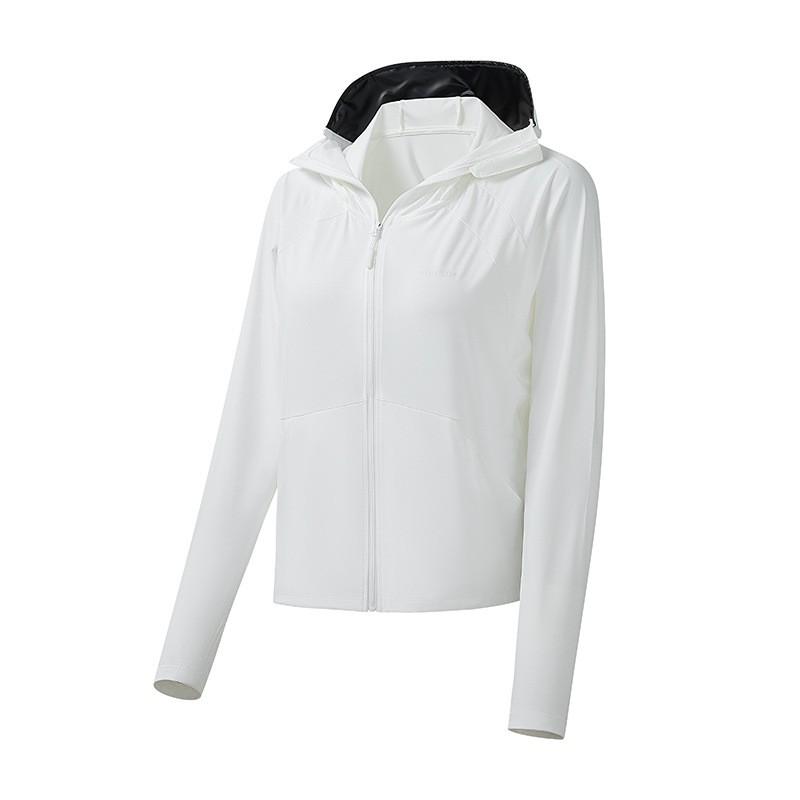 Womens UPF50 Sun Protection Hooded Cover-Up Lightweight Breathable Long Sleeve Outdoor Travel Beach Swim