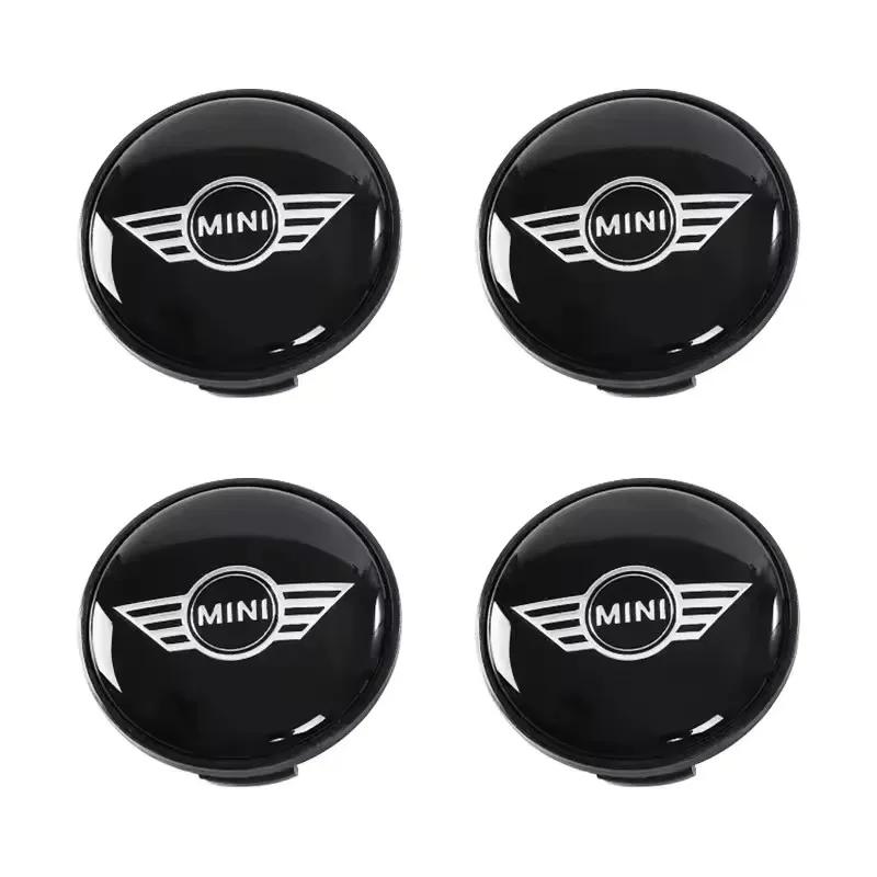 4pcs 54mm 56mm For Mini Cooper One S JCW R53 R55 R56 R57 R60 F55 F56 Car Wheel Center Hub Cap Badge Emblem Sticker