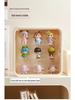 Large Capacity Transparent Wall-Mounted Figurine Display Rack with Dustproof Storage