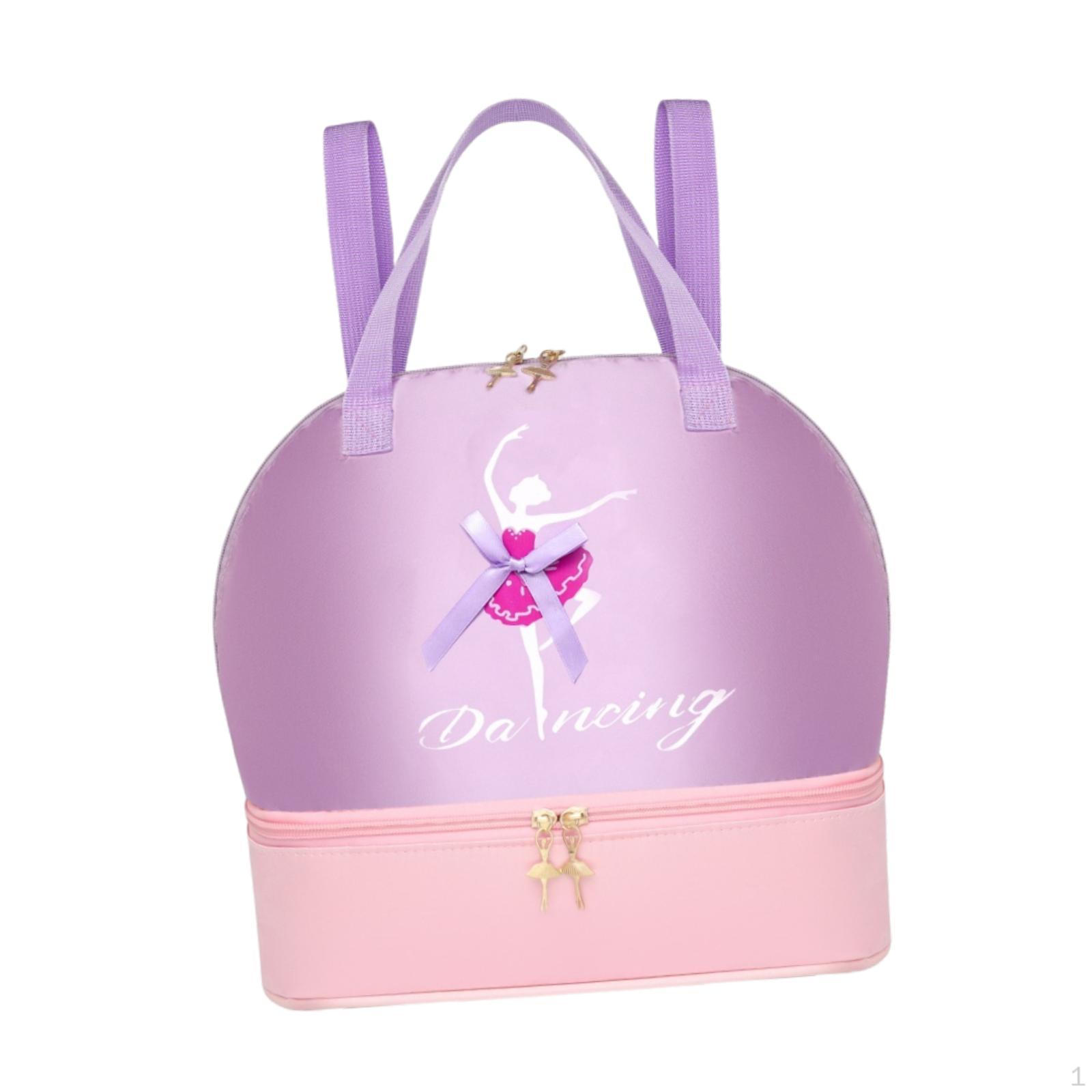

Рюкзак для балета Милый подарок Сумка для спортзала для гимнастики Латины Путешествий Purple Pink