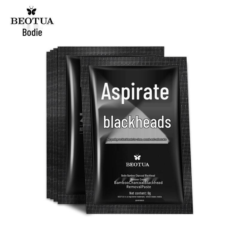 MAZO Bamboo Charcoal Blackhead Remover Cream - Deep Cleansing Nose Mask for Blackheads and Whiteheads.
