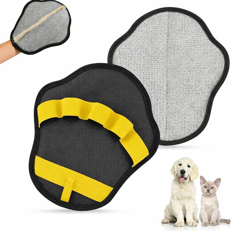 Pet Hair Remover Electrostatic Gloves, 2025 New Pet Hair Removal Glove For Cats & Dogs, Double-Sided Reusable Electrostatic