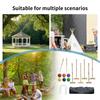 Hot-Sell!-Six-Player Croquet Set with Wooden Mallets, Colored Balls, Sturdy Carrying Bag Sturdy Carrying Bag for Adults &Kids