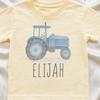 CUSTOM Tractor Custom Name Shirt, Personalized Farm Vehicle Tee, Kids Birthday Top, Farmer Gift for Boys and Girls